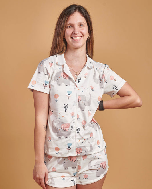 Modelo Luisiana  - Elefantitos Mujer (Camisero)