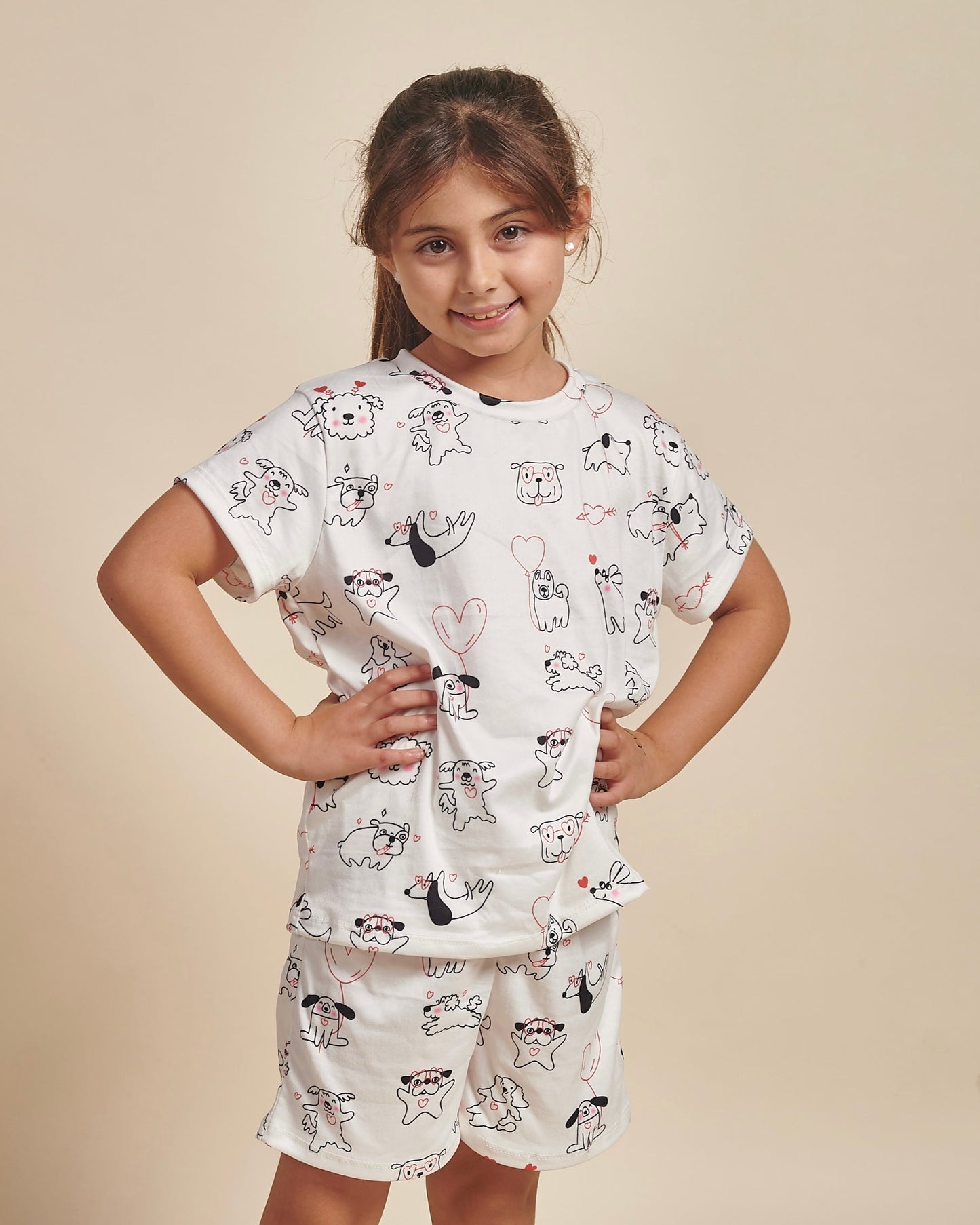 Modelo Valeria - Perritos mix Niñas (Clásico Polo & Short)