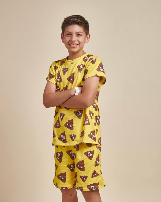 Modelo Santi Caquitas emoji Niños - Clásico Polo & Short