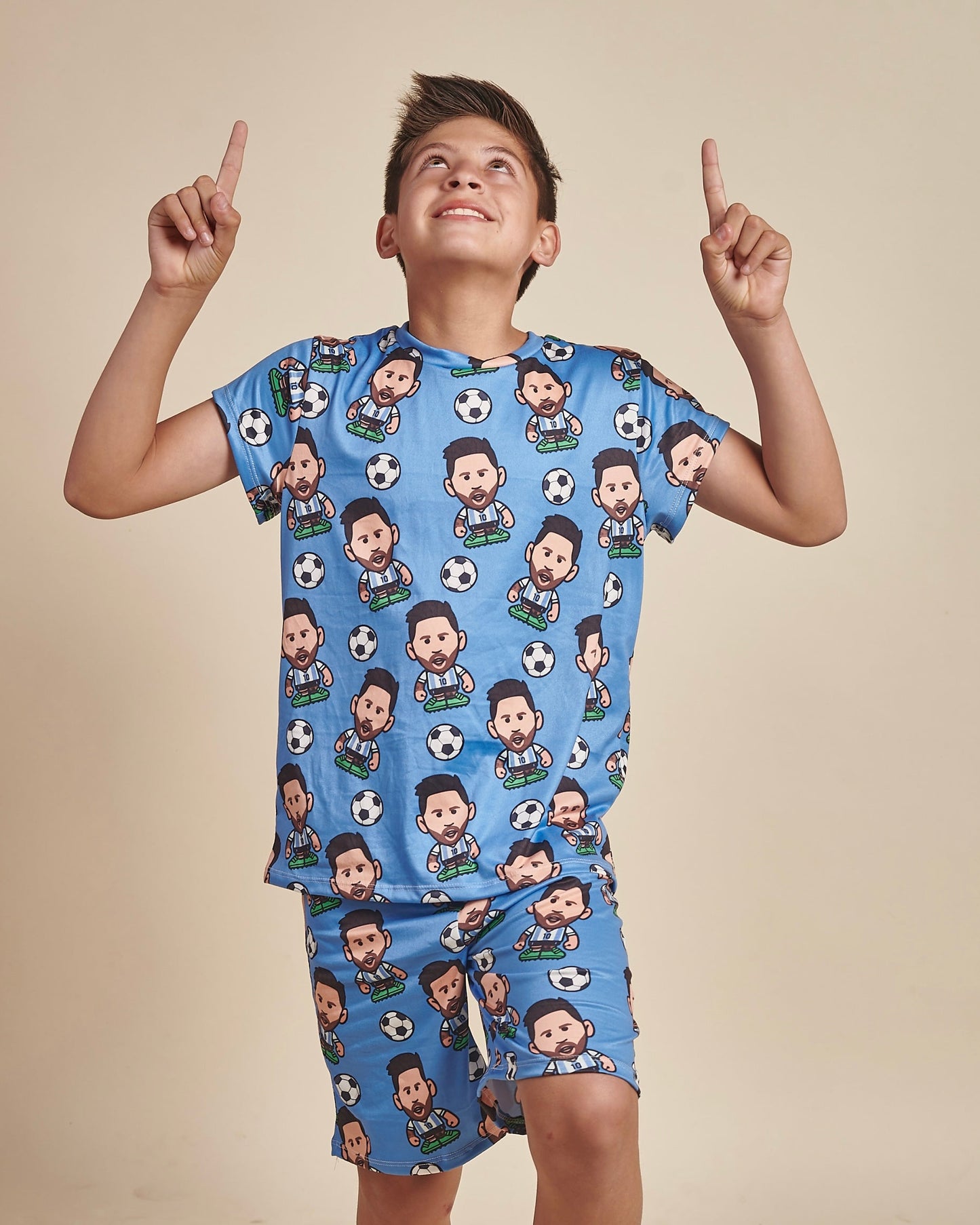 Modelo Santi - Messi Niños (Clásico Polo & Short)