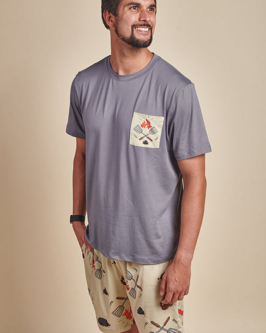 Modelo Teo Parrilla Hombre - Clásico Polo & Short