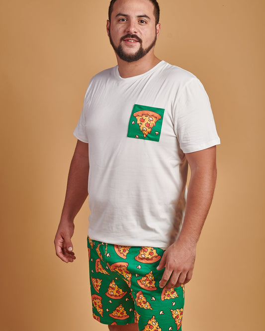 Modelo Teo Pizza Hombre - Clásico Polo & Short