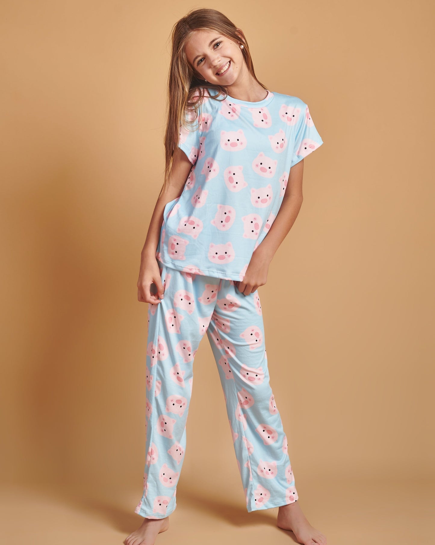 Modelo Alicia Cerditos Niñas - Clásico Polo & Pantalón