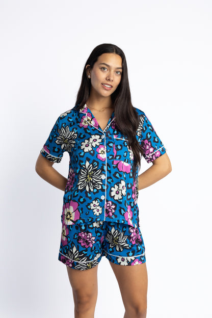 Modelo Kathy Seda - Floral Azul🌼