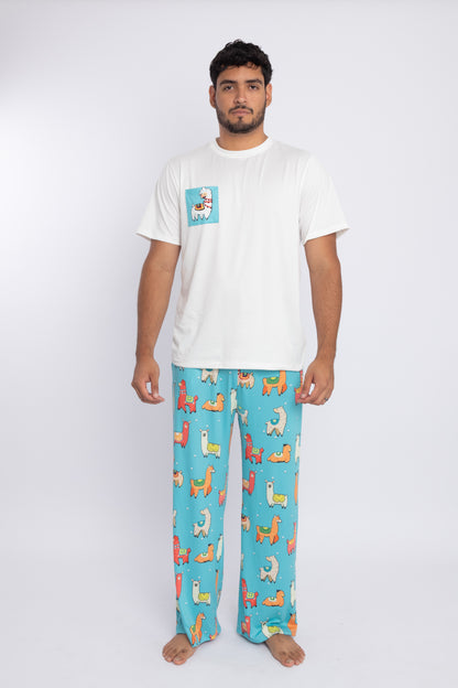 Pijama Llamas (Pantalón & Polo) 🦙