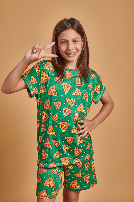 Pizza Niñas - Clásico Polo & Short