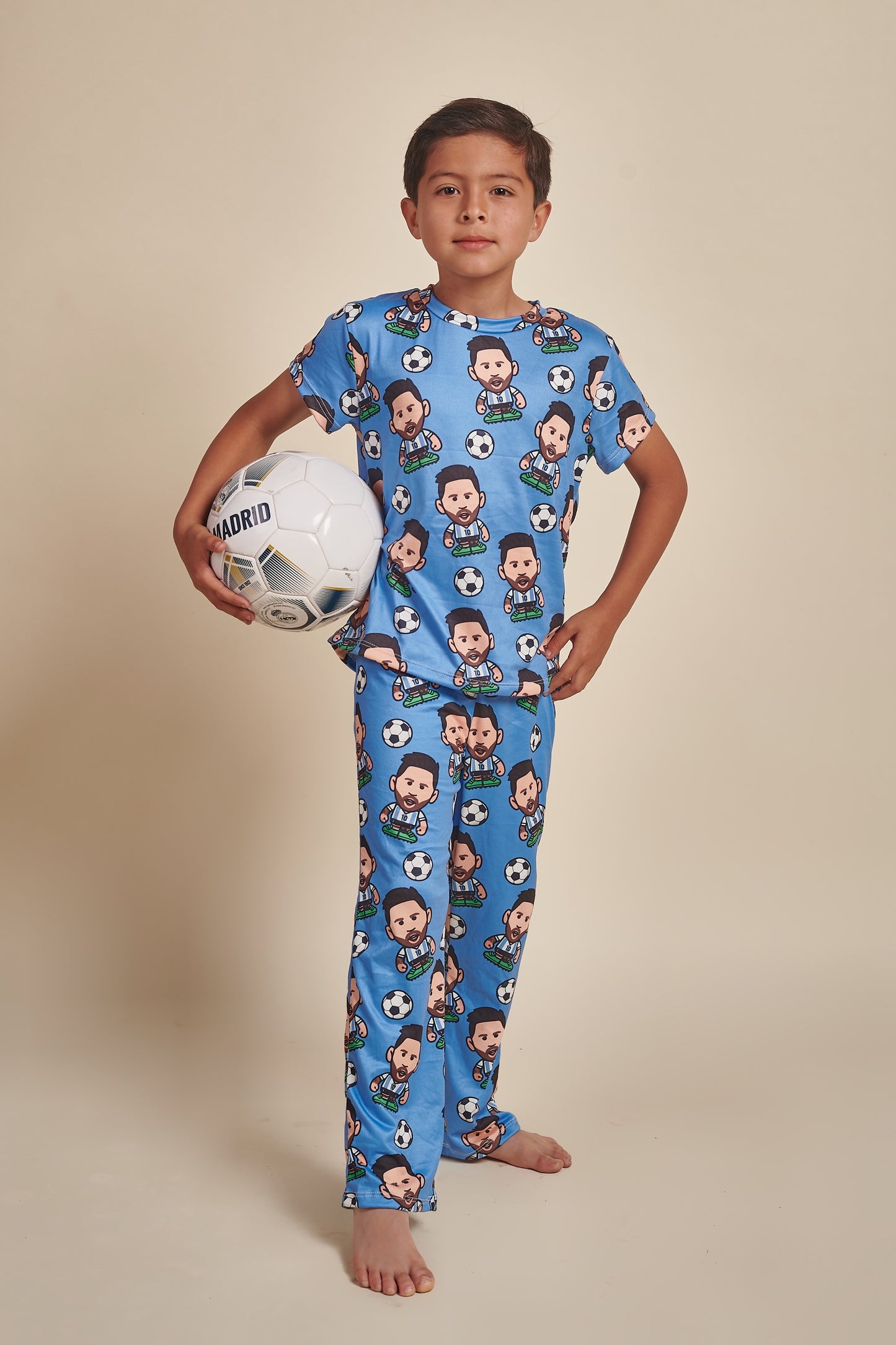 Modelo Sergi Messi Niños (Clásico Polo Pantalón) – Pijama Party