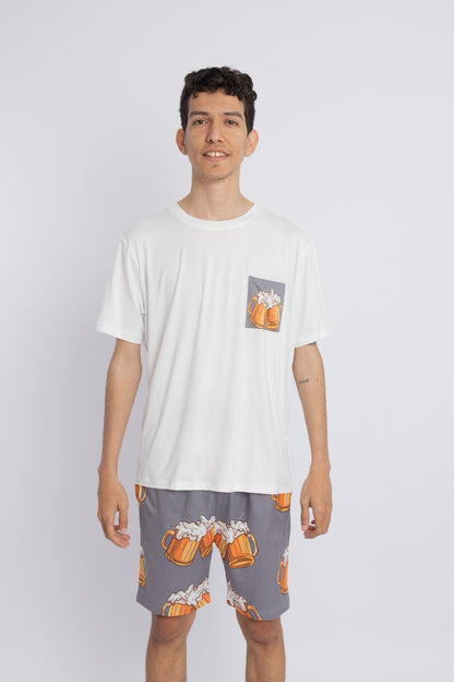 Modelo Teo Cerveza Hombre 🍻 - Clásico Polo & Short