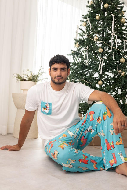 Pijama Llamas (Pantalón & Polo) 🦙