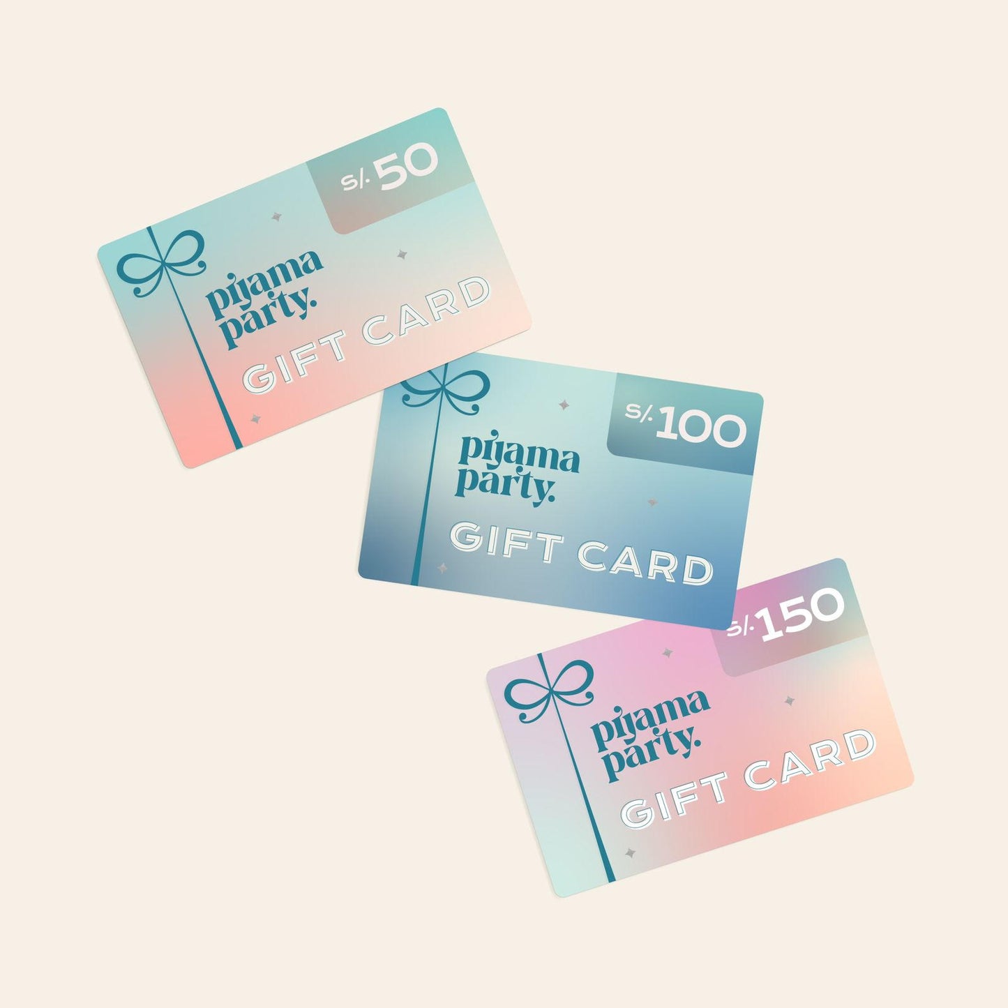 PIJAMA PARTY GIFT CARD 🎁